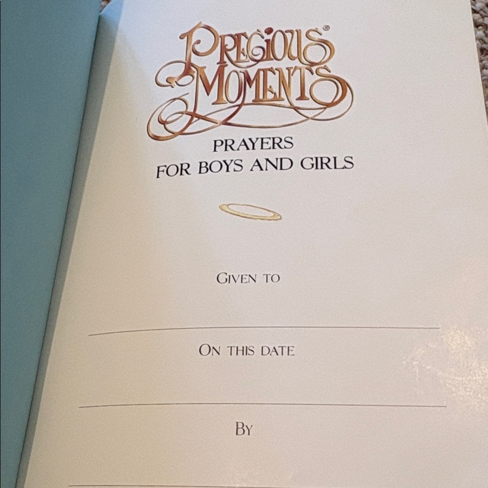 Precious Moments Prayers for Boys & Girls Book - Light Blue - Picture 3 of 8